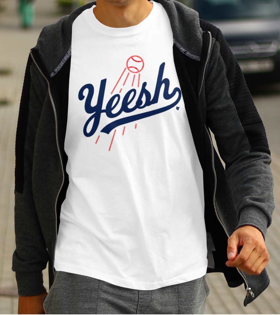 Yeesh Baseball Los Angeles Dodgers Inspired T-Shirt