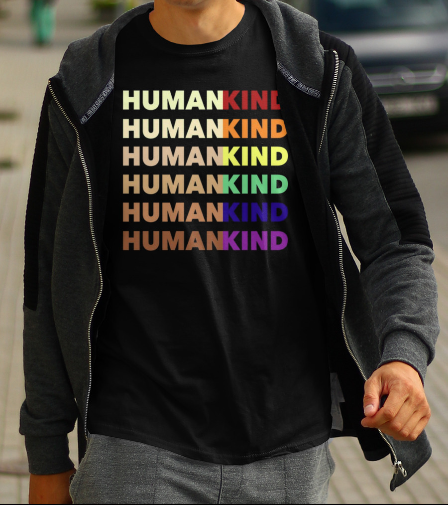 HUMANKIND Pride Rainbow Colors Diversity T-Shirt