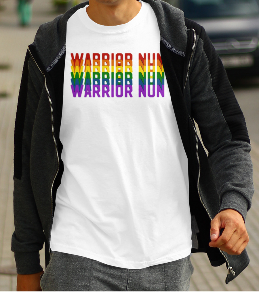 Warrior Nun Pride Rainbow Reflection Save T-Shirt