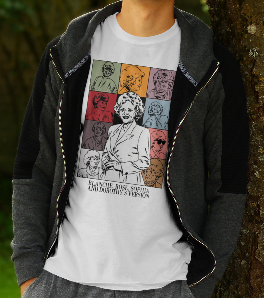 Blanche Rose Sophia Dorothy's Version Pop Art Portraits T-Shirt