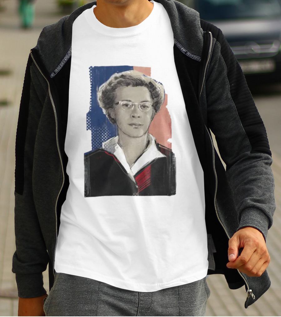 Milada Horáková Portrait With Blue T-Shirt