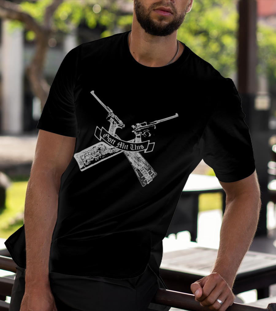 Gott Mit Uns Crossed Rifles T-Shirt