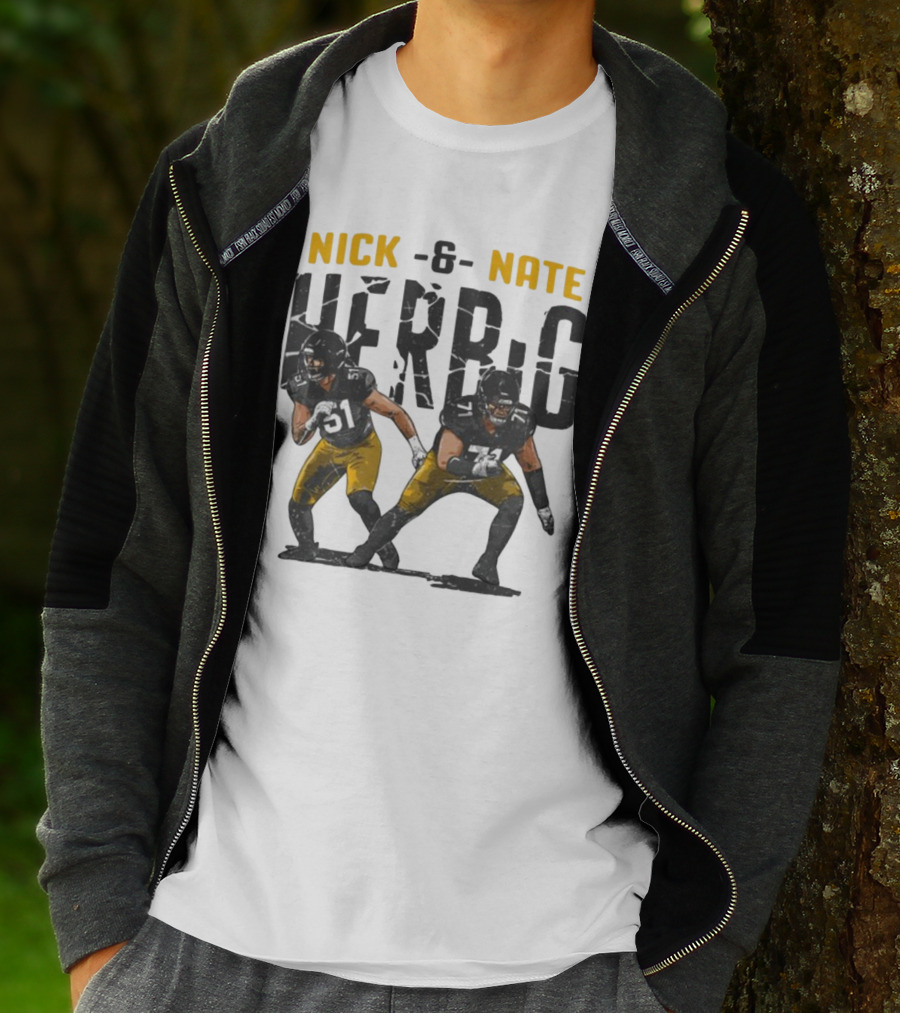 Pittsburgh Steelers Nick And Nate Herbig 51 71 T-Shirt
