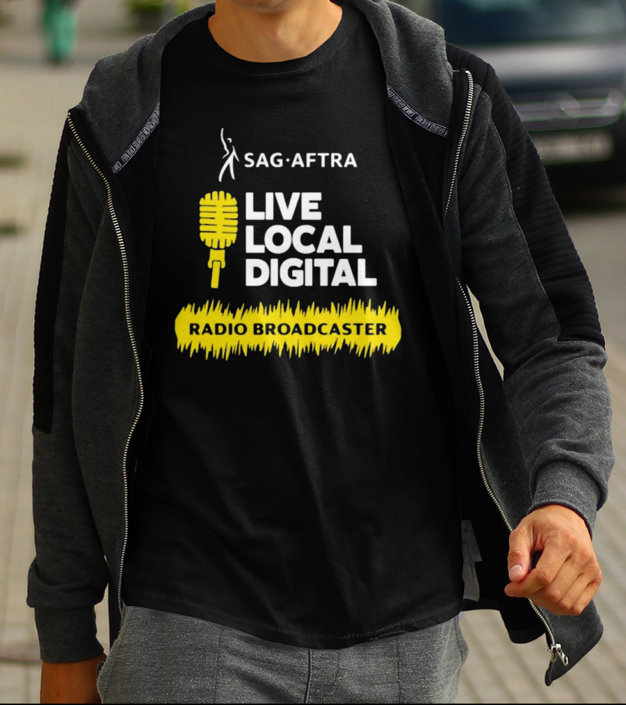SAG-AFTRA Live Local Digital Radio Broadcaster Carolyn Dur T-Shirt