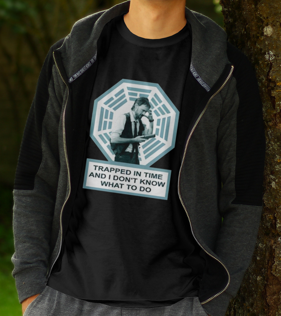 Daniel Faraday Trapped In Time Dharma Initiative Paradox Quandary T-Shirt