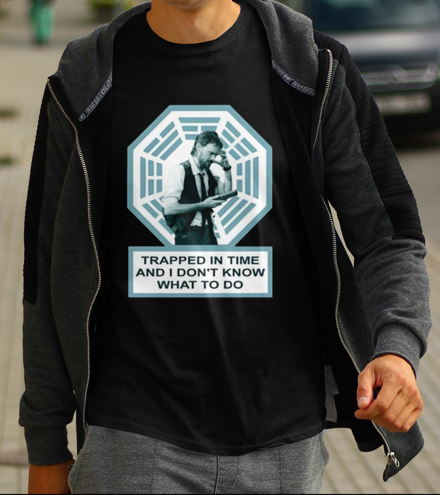 Daniel Faraday Trapped In Time Dharma Initiative Paradox Quandary T-Shirt
