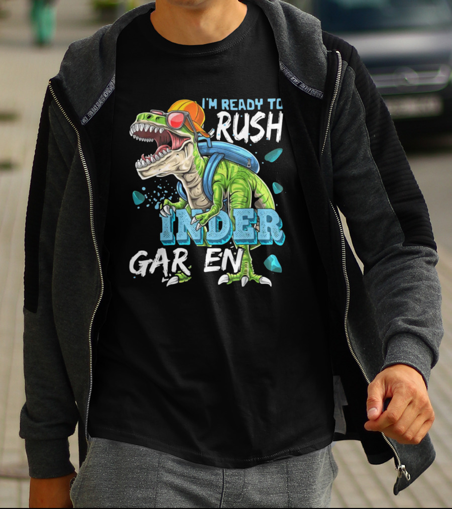 I'm Ready To Crush Kindergarten Dinosaur Adventure T-Shirt