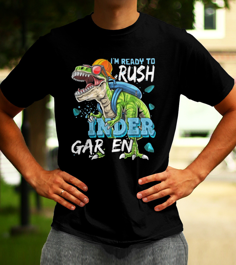 I'm Ready To Crush Kindergarten Dinosaur Adventure T-Shirt