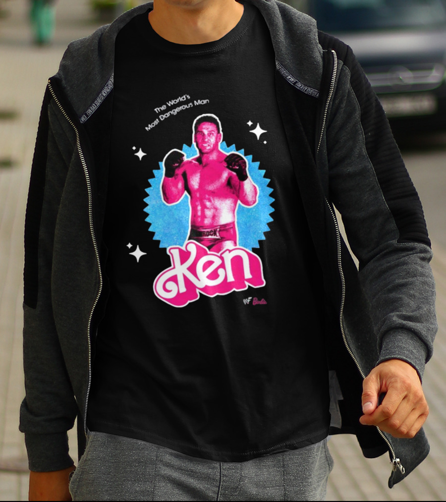 Nostalgiagland Ken The World's Most Dangerous Man Bold Retro Boxing T-Shirt
