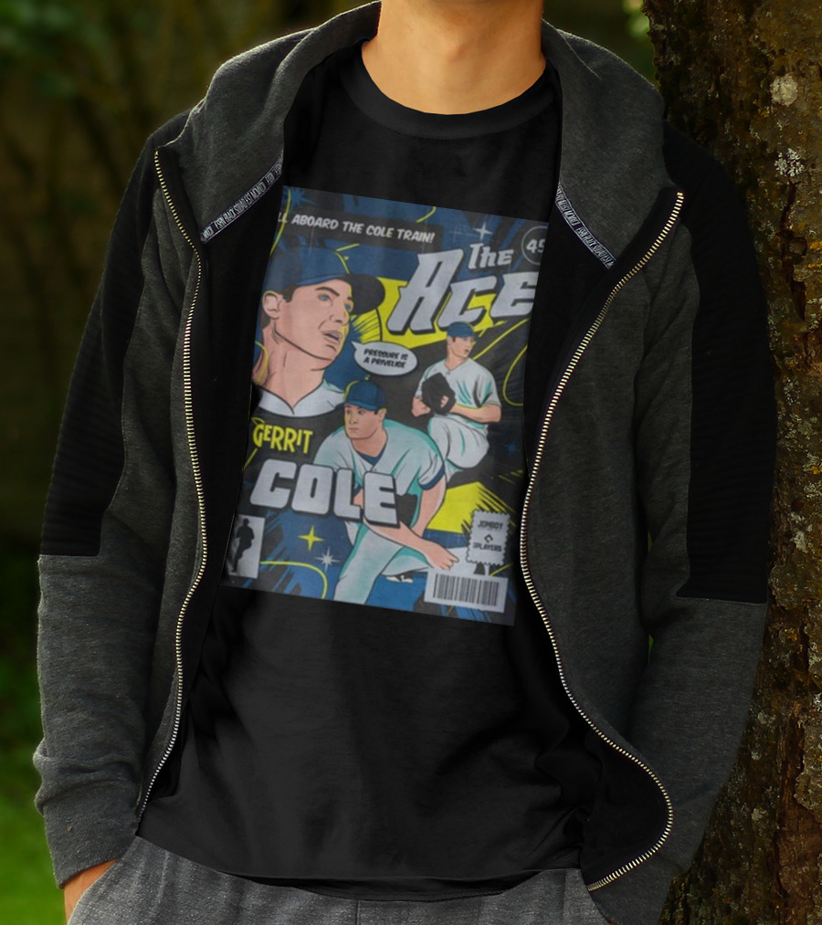 Gerrit Cole The Ace Comic Edition All Aboard The Cole Train Prominent Is A Privilege T-Shirt