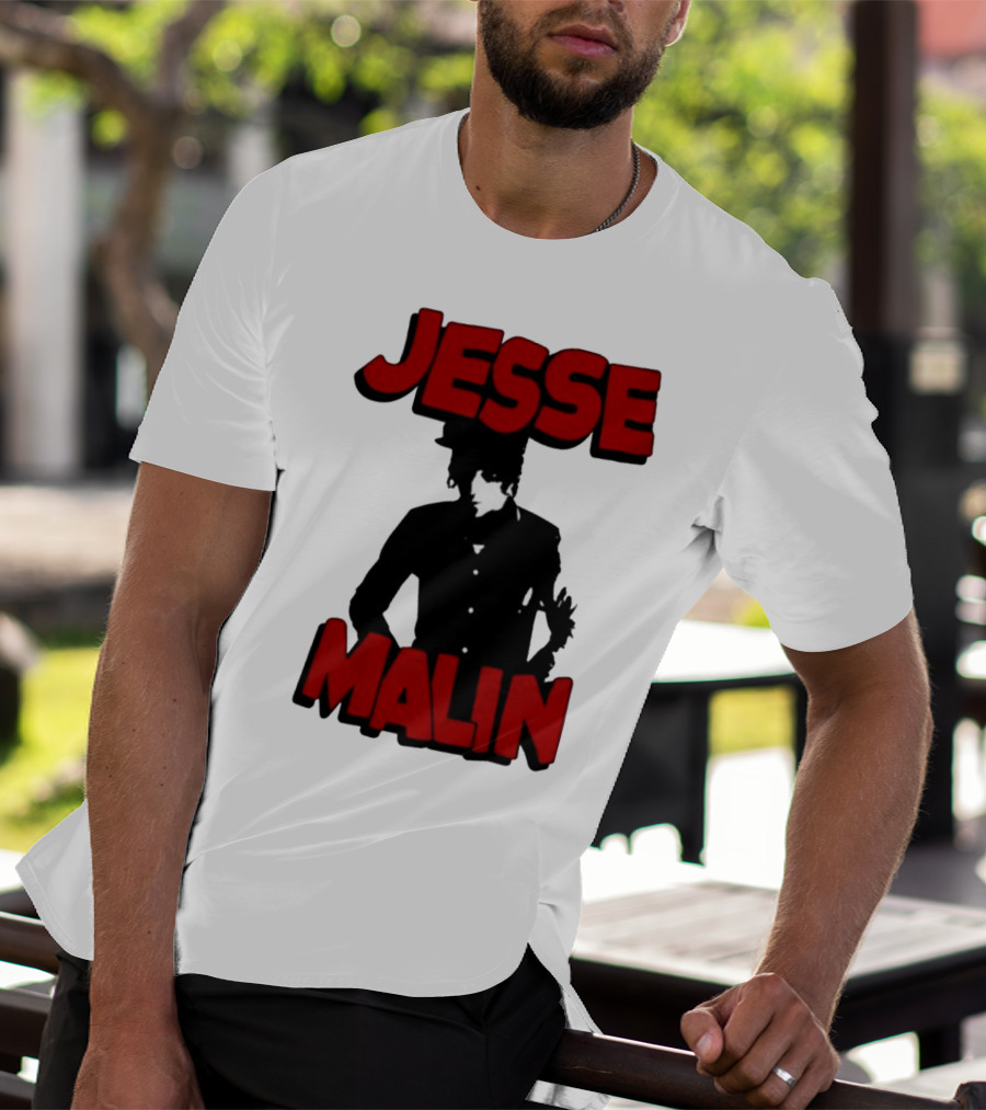 Jesse Malin Bold Red Text T-Shirt