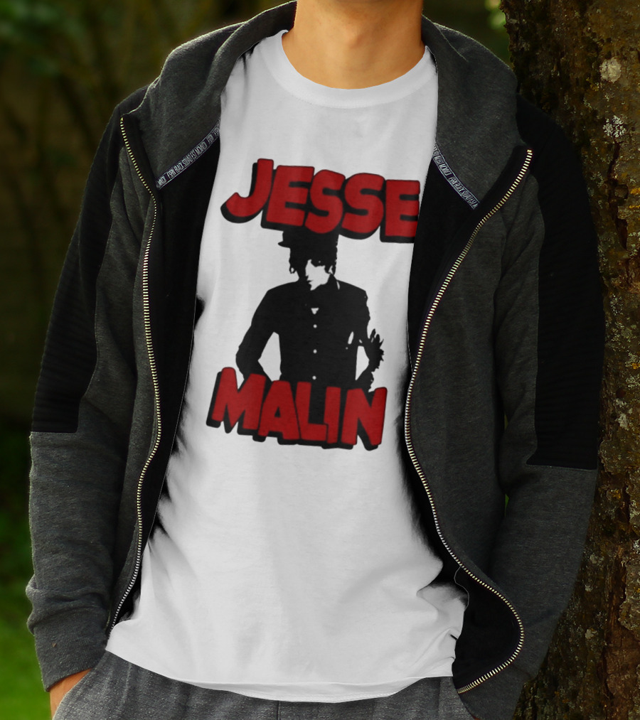 Jesse Malin Bold Red Text T-Shirt