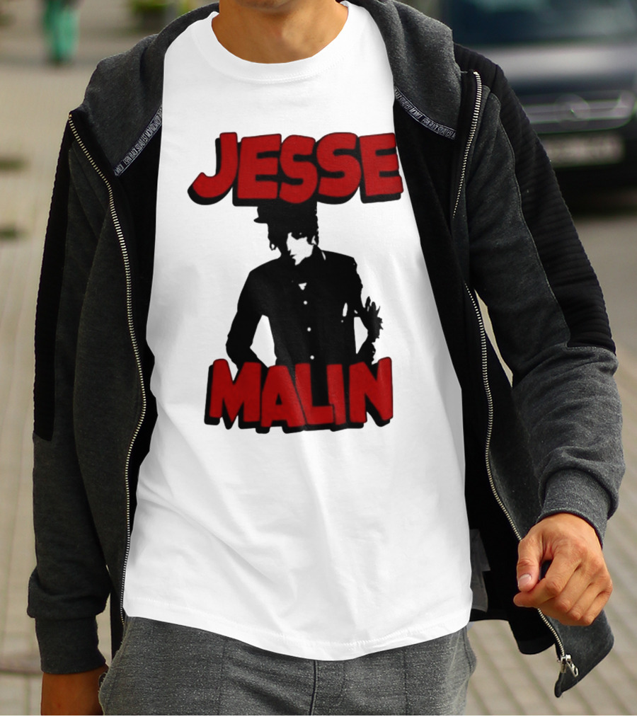 Jesse Malin Bold Red Text T-Shirt