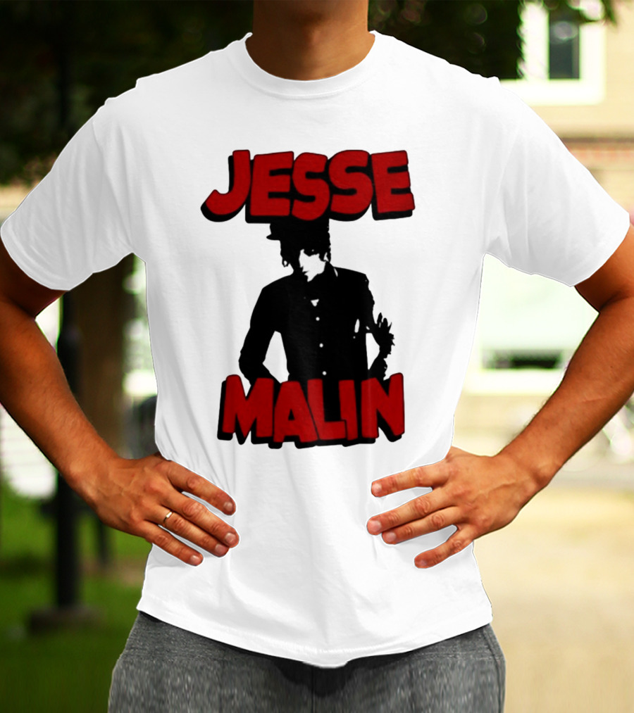 Jesse Malin Bold Red Text T-Shirt
