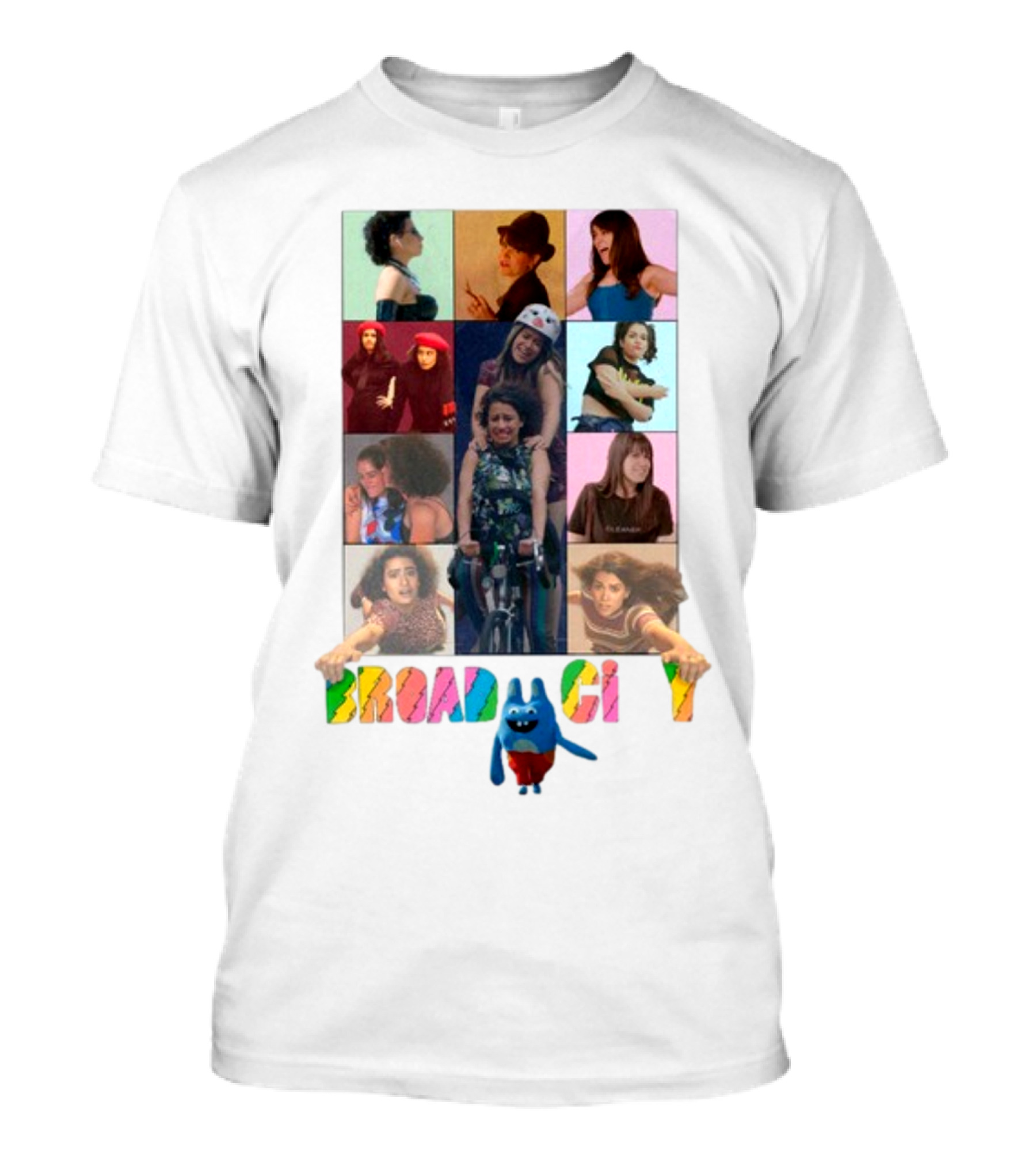 Hateusednames Broad City Collage Eras Tour T-Shirt