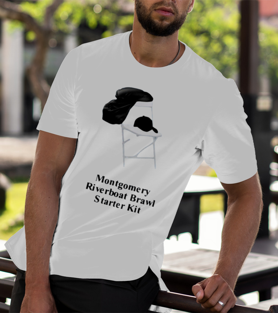 Montgomery Riverboat Brawl Starter Kit Folding Chair And Cap T-Shirt