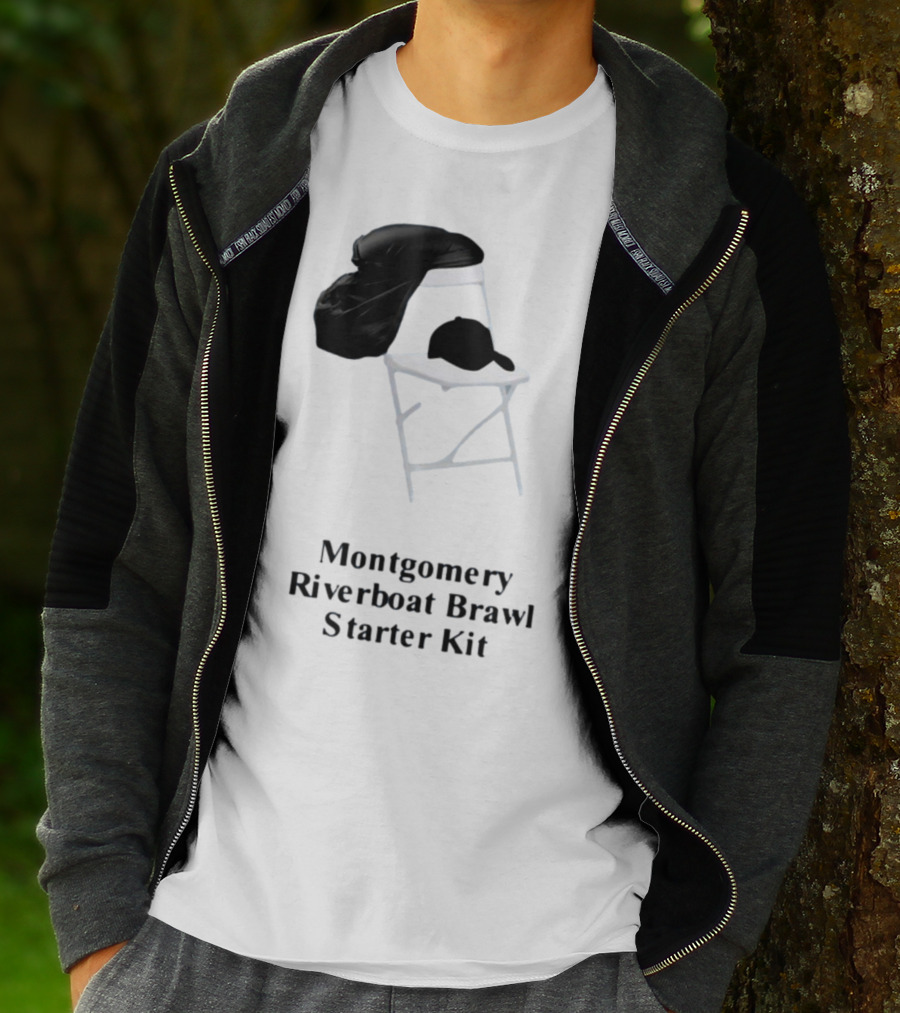 Montgomery Riverboat Brawl Starter Kit Folding Chair And Cap T-Shirt