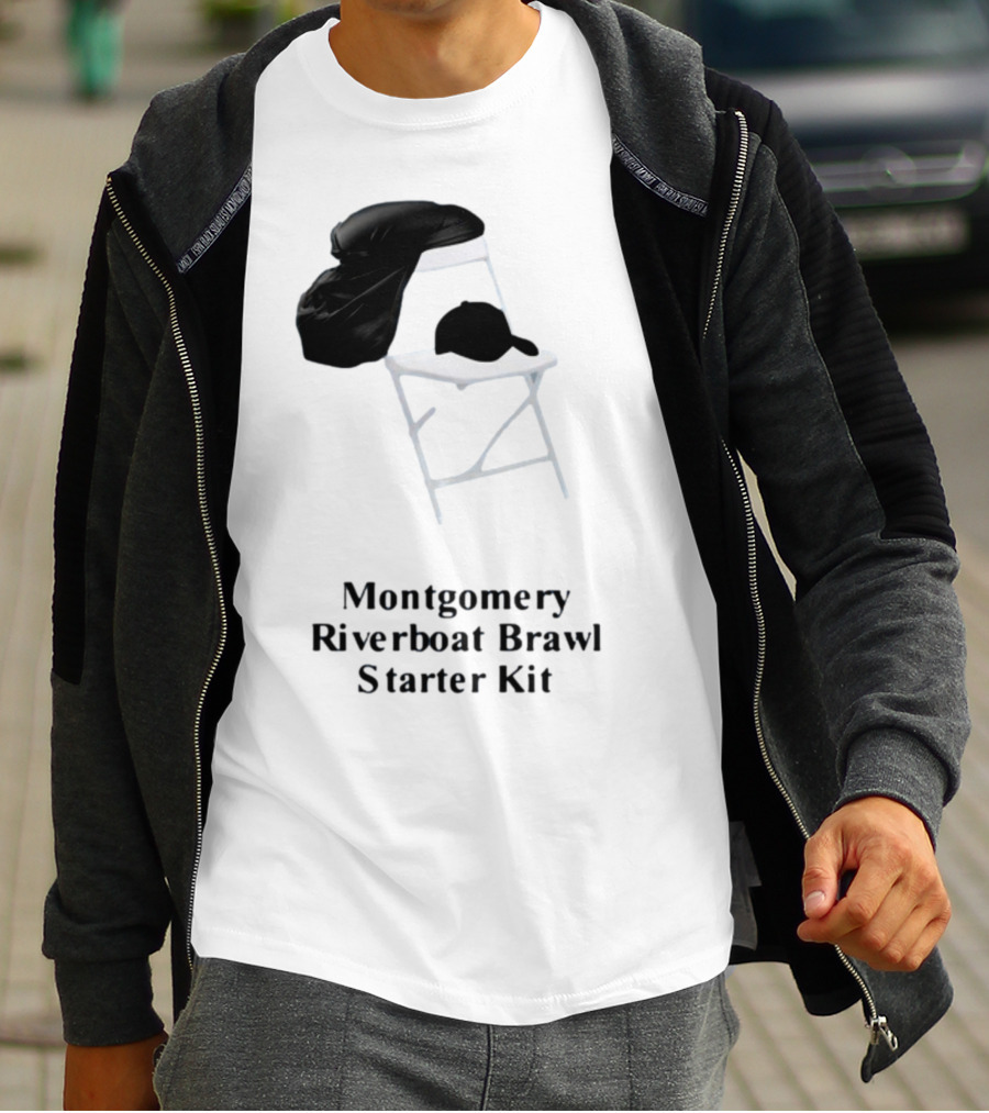 Montgomery Riverboat Brawl Starter Kit Folding Chair And Cap T-Shirt