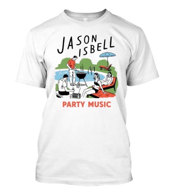 Jason Isbell Poolside Barbecue Party Music T-Shirt
