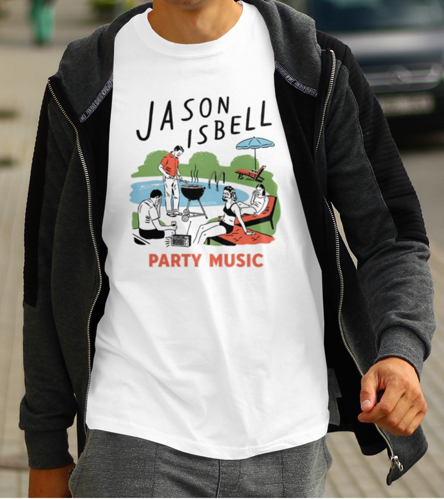 Jason Isbell Poolside Barbecue Party Music T-Shirt