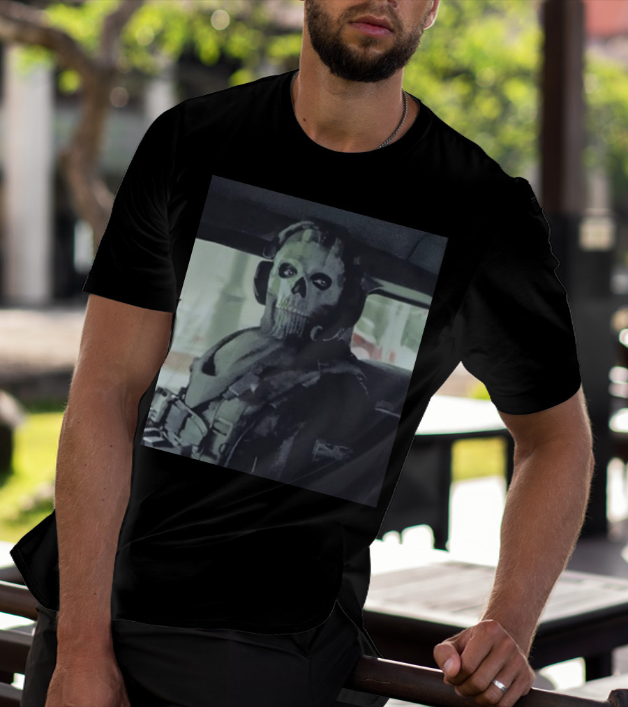 Modern Warfare II Ghost Mask Operator Stare T-Shirt