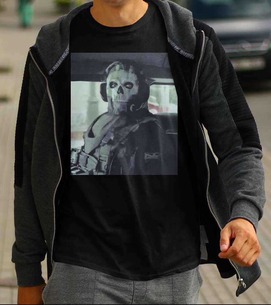 Modern Warfare II Ghost Mask Operator Stare T-Shirt