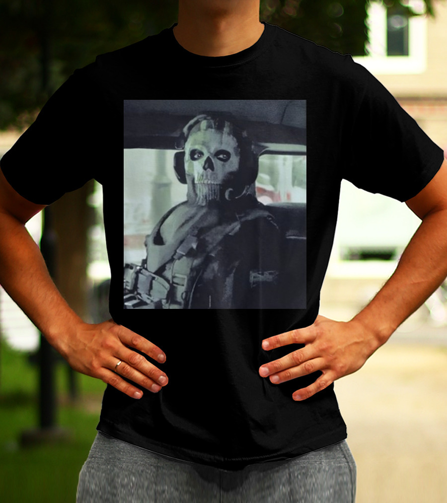 Modern Warfare II Ghost Mask Operator Stare T-Shirt