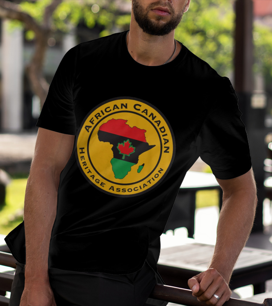 African Canadian Heritage Association Papa Burgundy T-Shirt