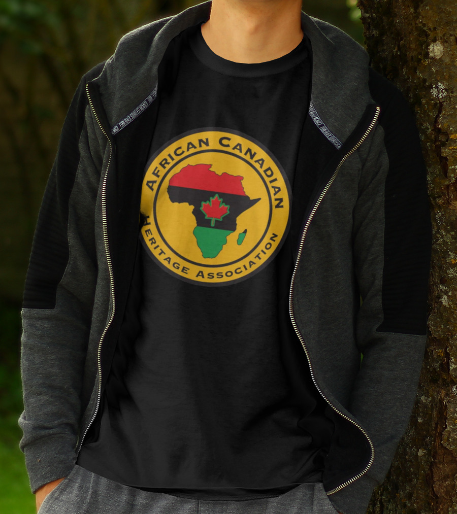 African Canadian Heritage Association Papa Burgundy T-Shirt