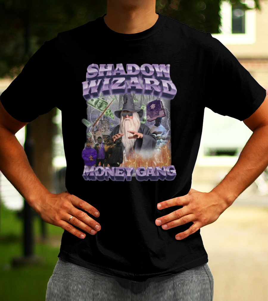 Shadow Wizard Money Gang Spellcasting Gangster Vibes T-Shirt