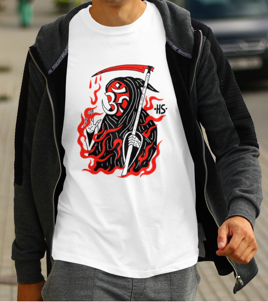 Heavyslime Philadelphia HS Om Reaper Fire T-Shirt