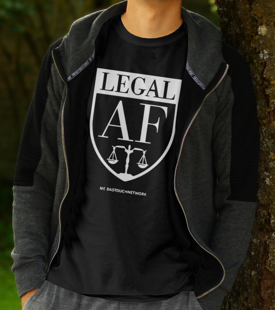 Karen F Agnifilo Legal AF MeidasTouch Network Scales Of Justice Emblem T-Shirt