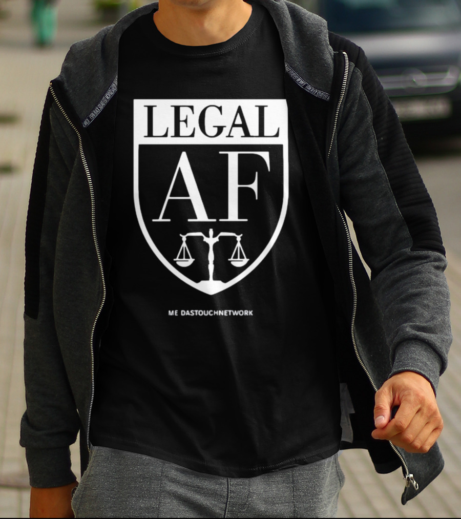 Karen F Agnifilo Legal AF MeidasTouch Network Scales Of Justice Emblem T-Shirt