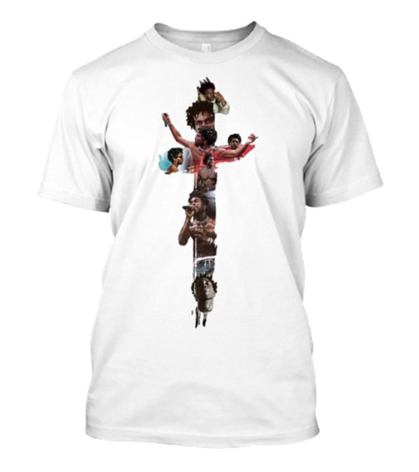 Saintjhn God Cross Collage T-Shirt