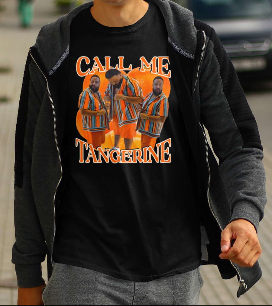 CALL ME TANGERINE DJ KHALED STRIPED T-Shirt