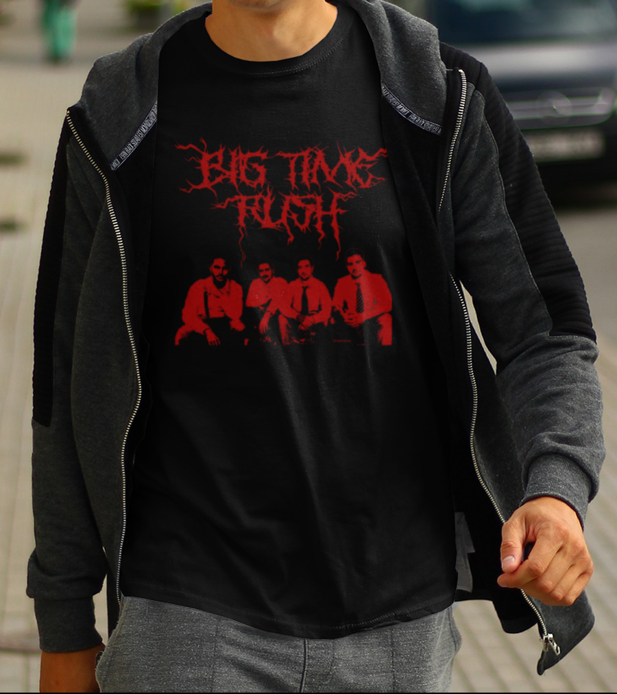 Big Time Rush Metal Band Style Image T-Shirt