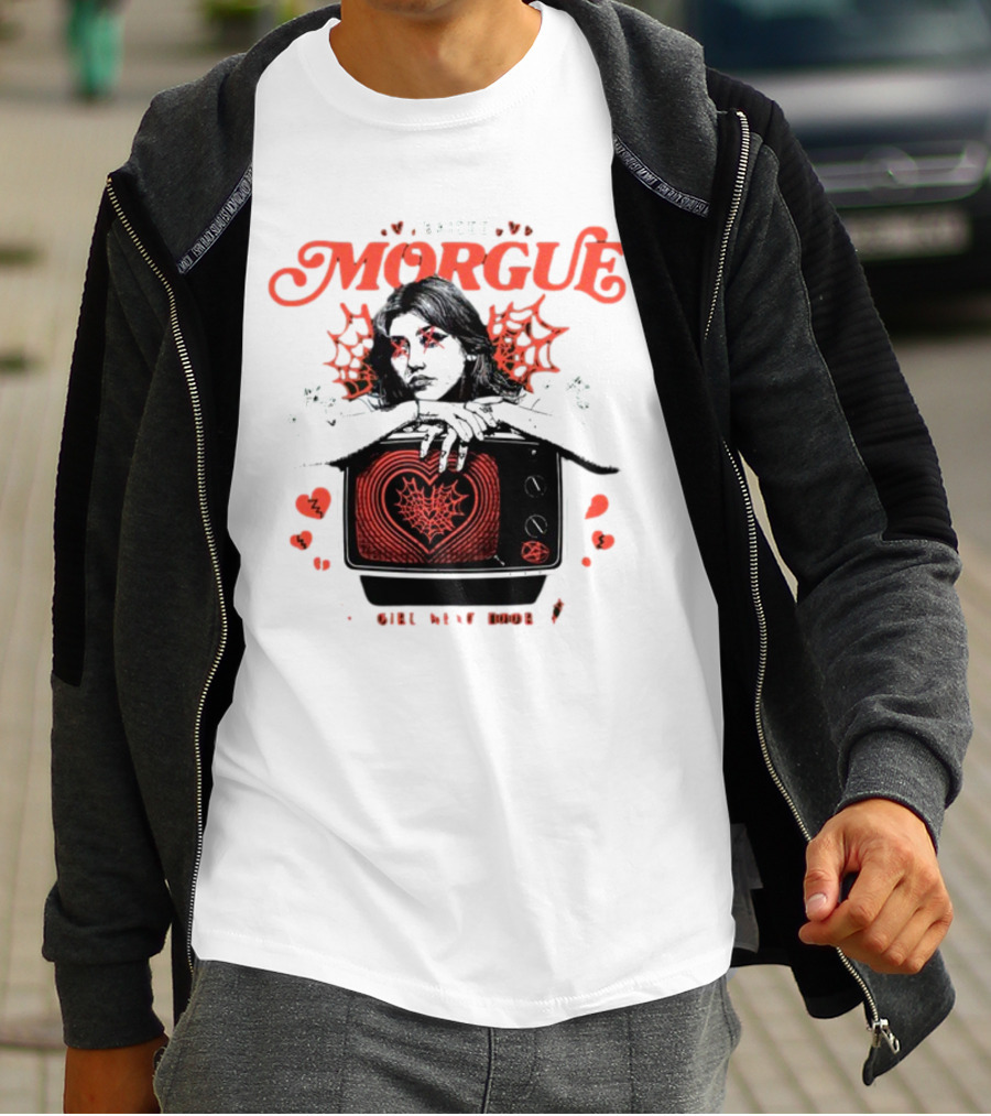 Kailee Morgue Spider Web TV Girl Next Door T-Shirt