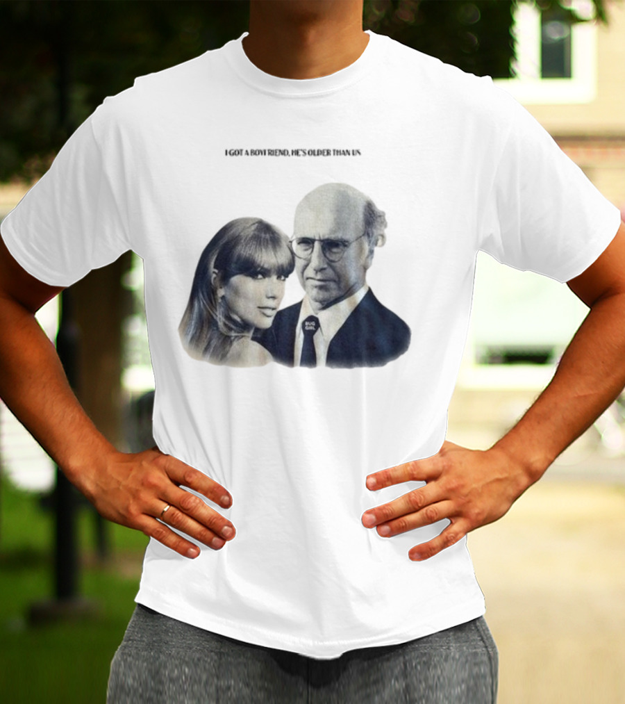 Buggirl200 Larry David Swiftie Baseball Photo Mashup T-Shirt