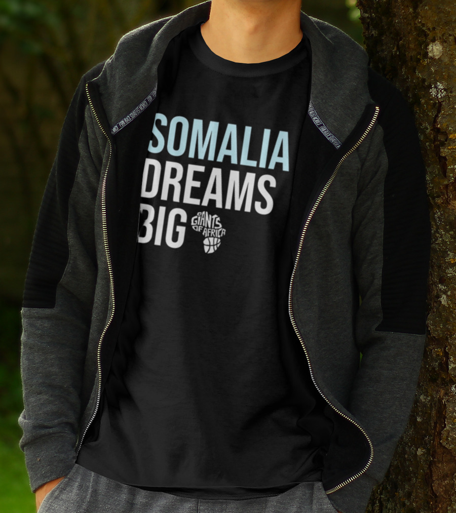 Somalia Dreams Big Giants Of Africa Basketball T-Shirt