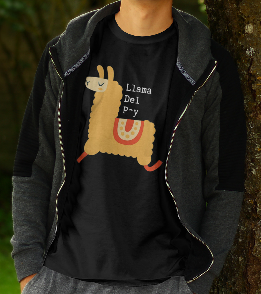 Llama Del P~y Funny Music T-Shirt