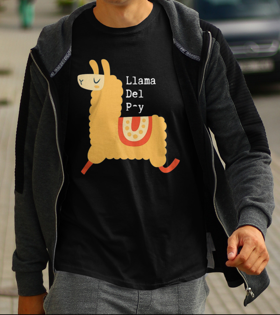 Llama Del P~y Funny Music T-Shirt