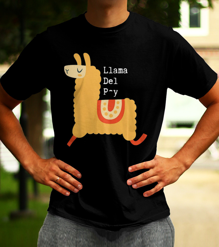 Llama Del P~y Funny Music T-Shirt
