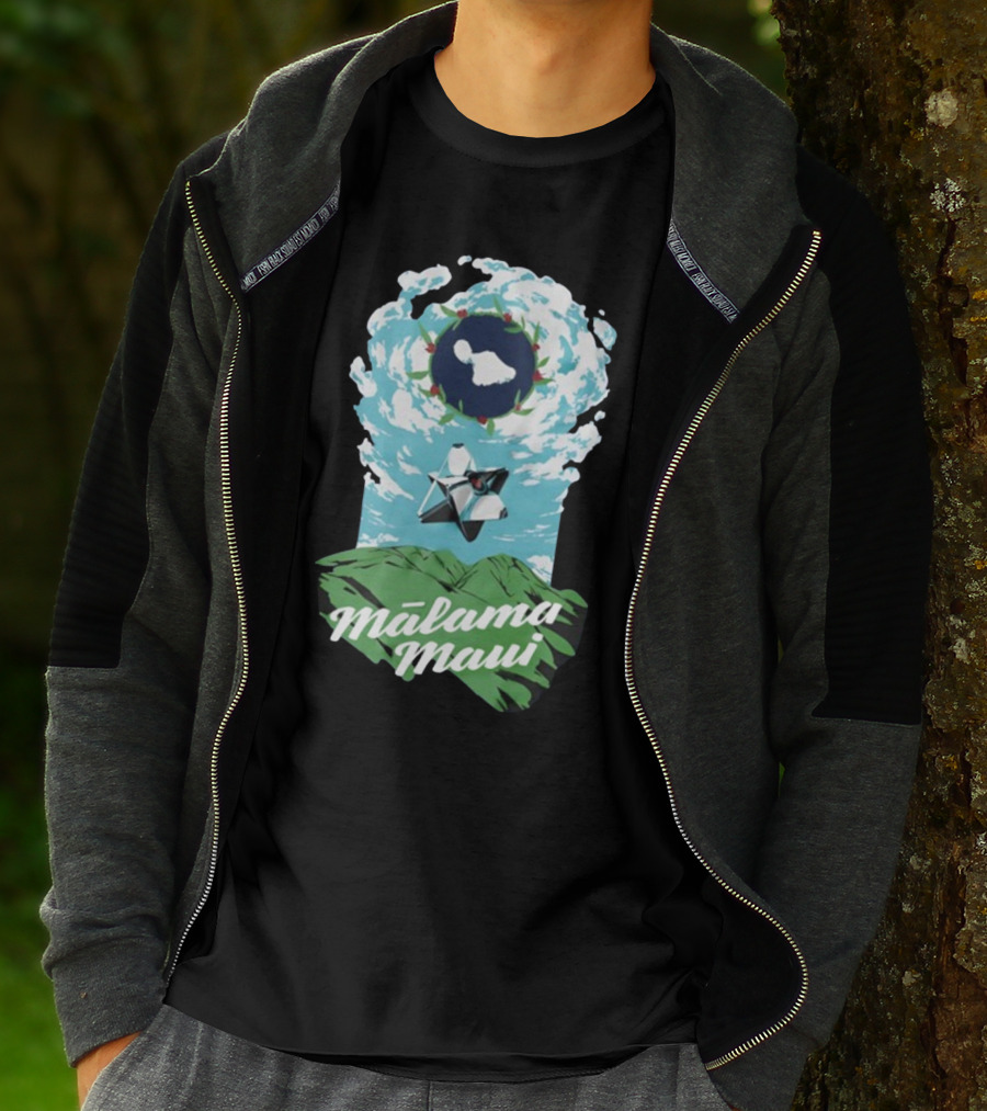 Bungie Foundation Malama Maui Island Cloud Ghost T-Shirt