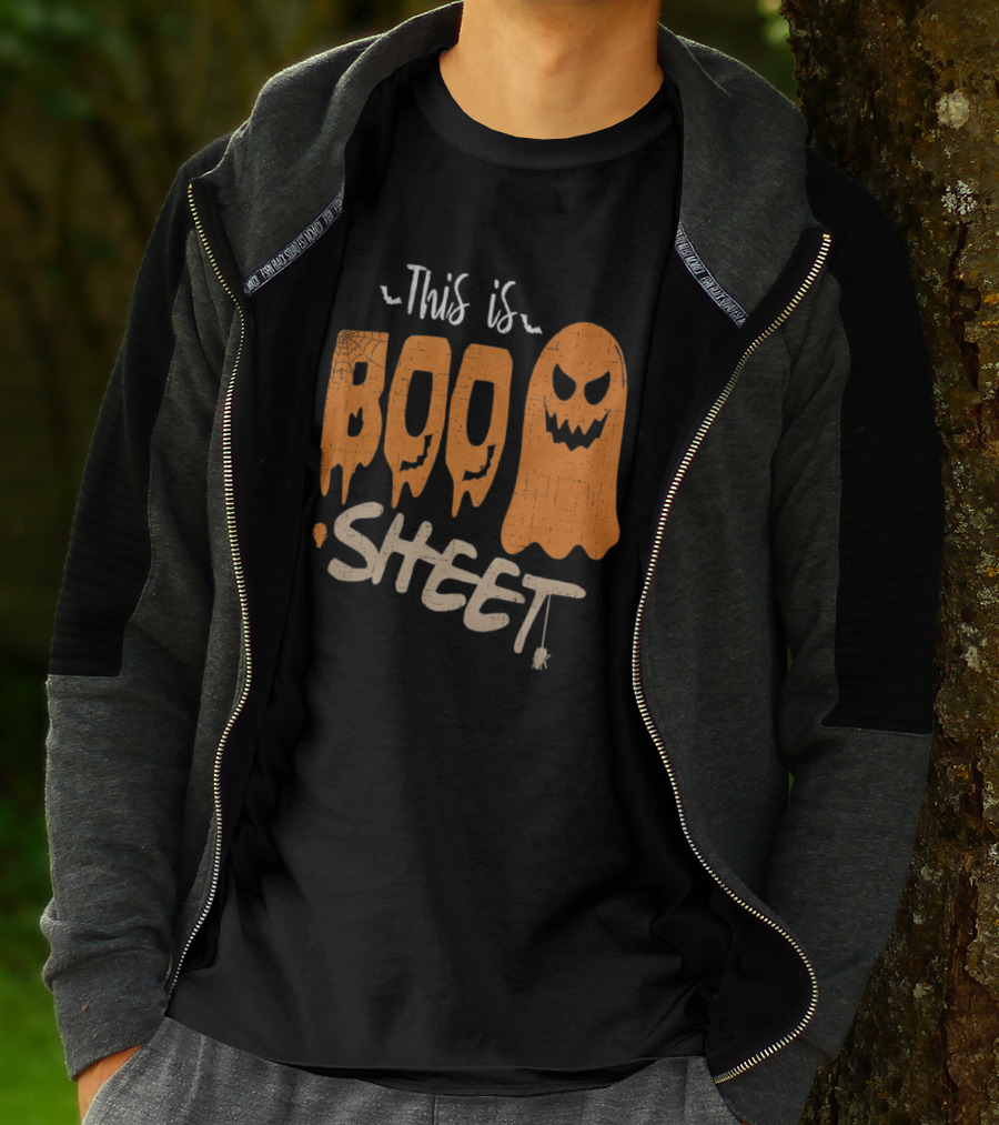 This Is Boo Sheet Halloween Ghost Puns T-Shirt