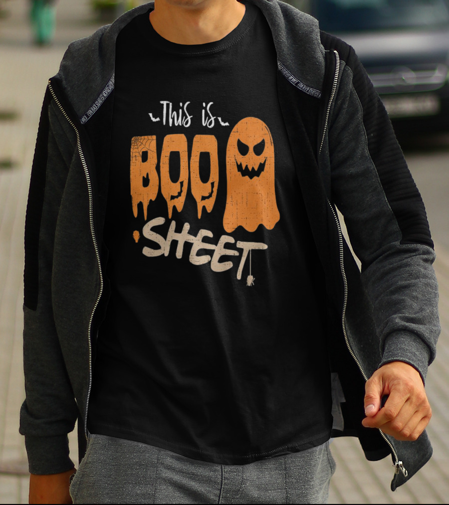 This Is Boo Sheet Halloween Ghost Puns T-Shirt