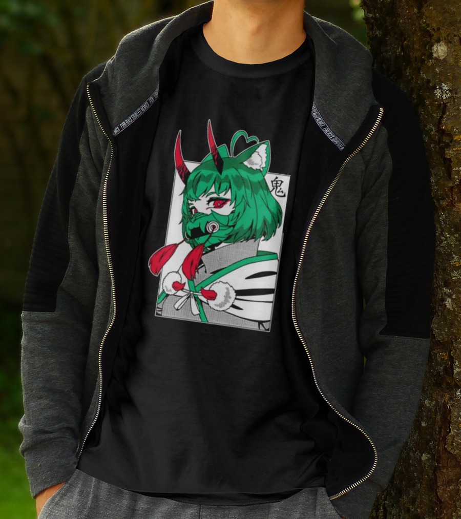 Girl Dm Bundle Anime Style Masked Character Birthday T-Shirt