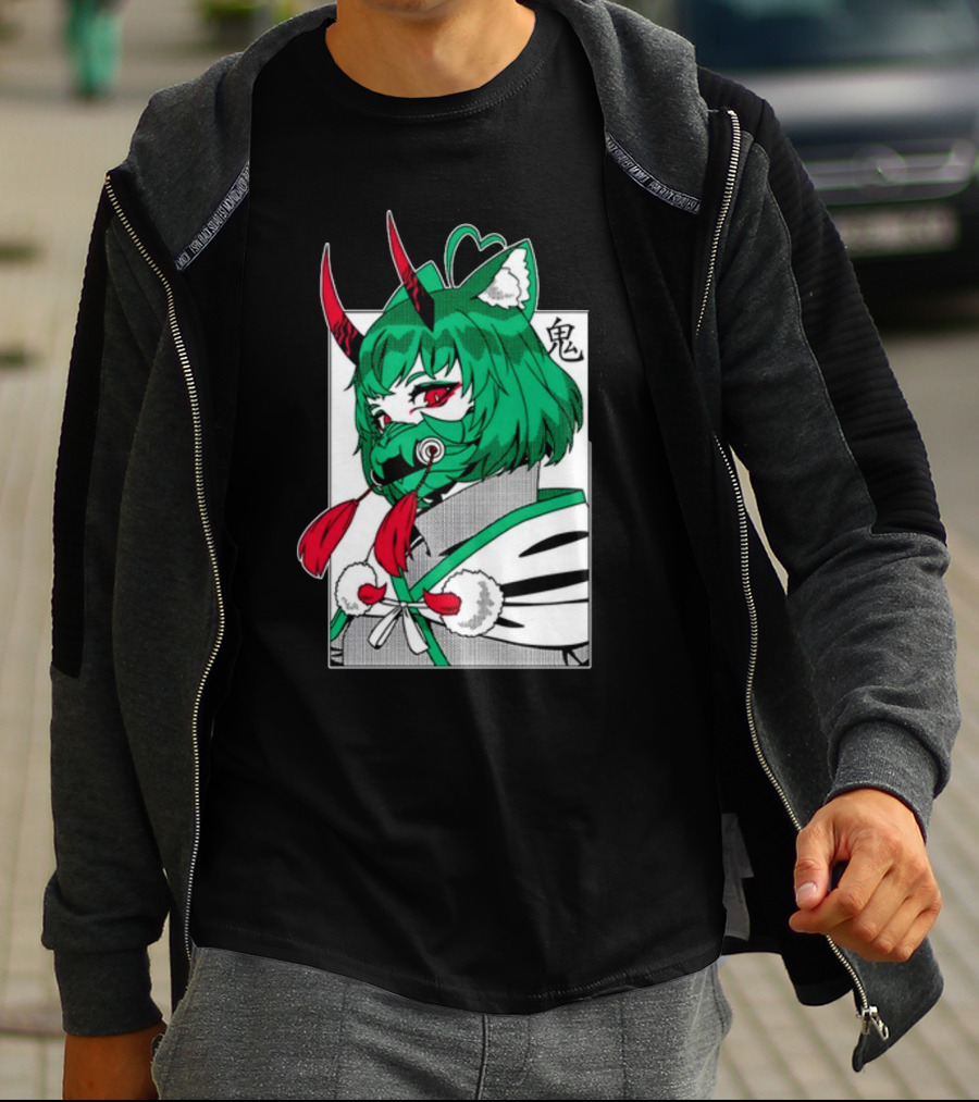 Girl Dm Bundle Anime Style Masked Character Birthday T-Shirt