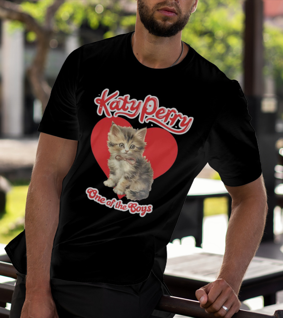 Katy Perry Cat One Of The Boys New T-Shirt