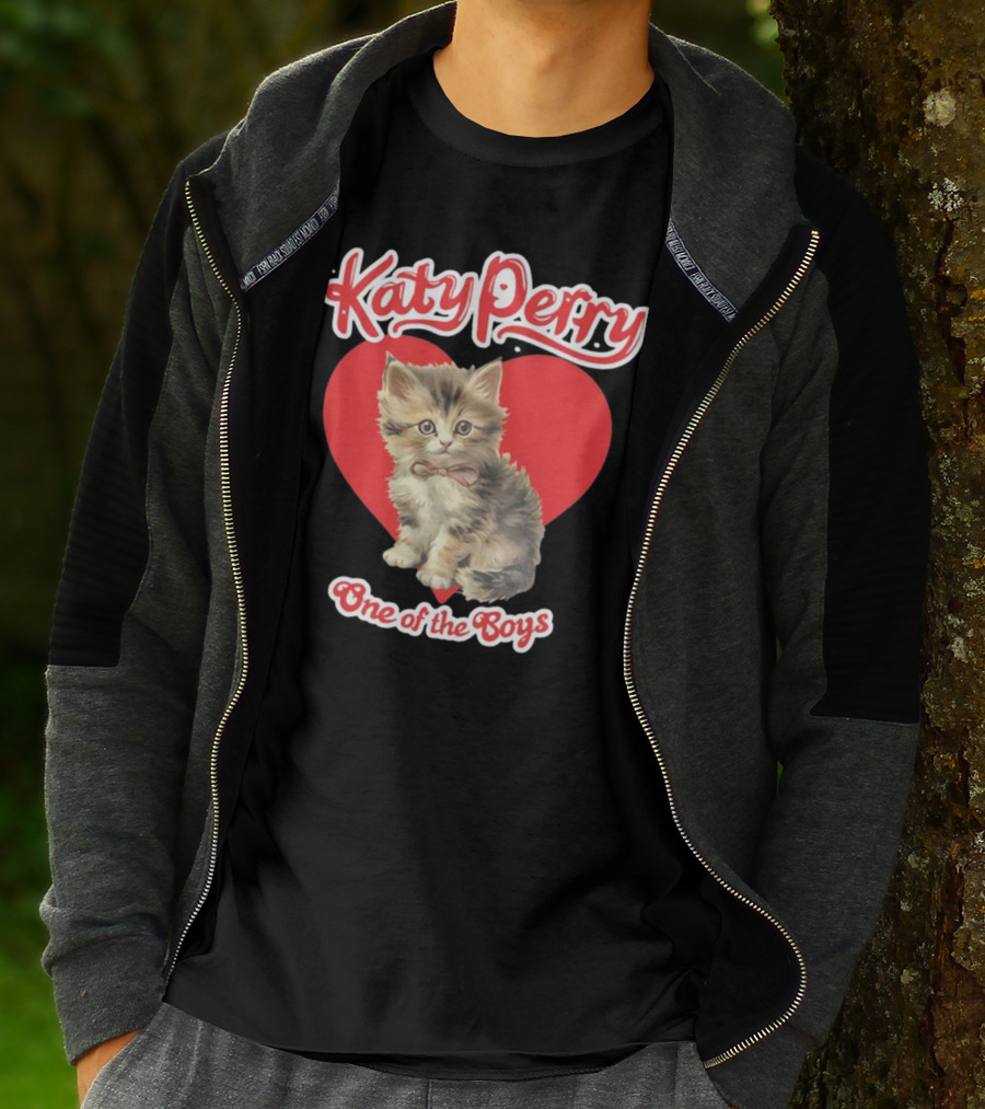 Katy Perry Cat One Of The Boys New T-Shirt