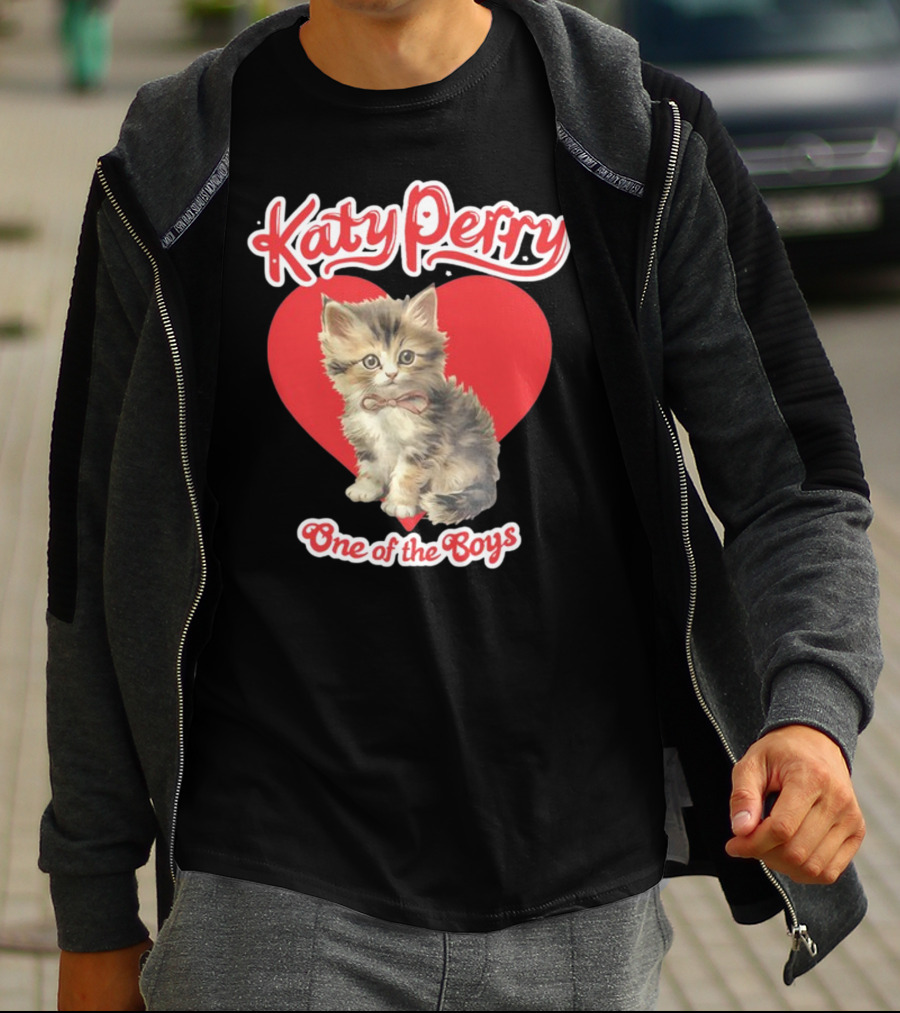 Katy Perry Cat One Of The Boys New T-Shirt